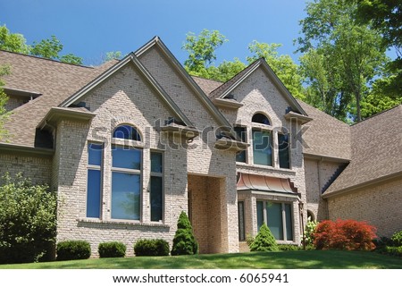 Luxury home in new development. Great for real estate brochures