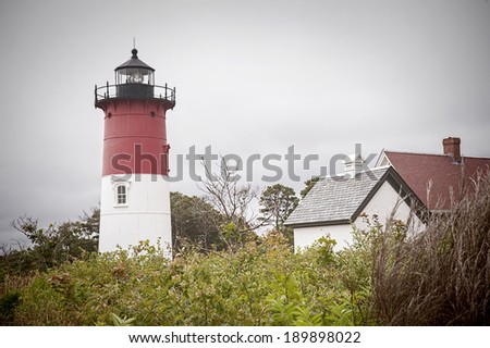 Nauset Light in Eastham (Cape Cod), Massachusetts