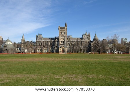 university college, one of the most recognizable landmarks of the university of toronto