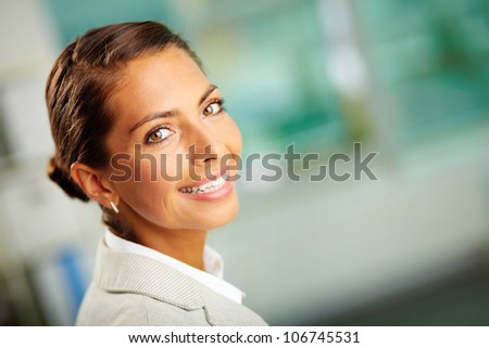 Portrait of successful business leader looking at camera with smile
