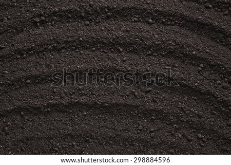 Black soil texture, background