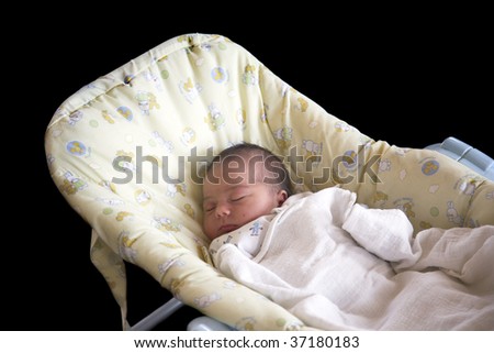 Just born baby sleeps