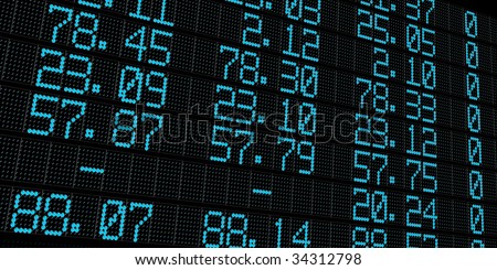 share market electronic board