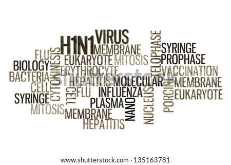 Text cloud of H1N1 Virus