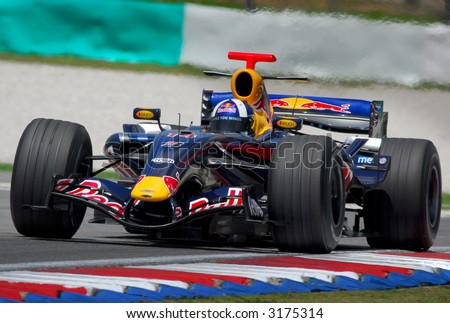 F1 Driver, David Coulthard, Red Bull Racing Team 2007
