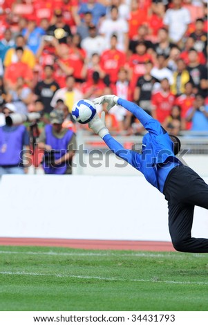 Goal Keeper in Action