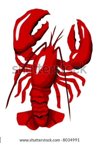 The Red Lobster is highly detailed original artwork.  The vector file is in easy edit layers and is AI-EPS8 format.