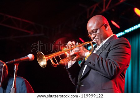 LINCOLN, CA - November 25: Bobby Blue Bland Band performs with Bobby Bland at Thunder Valley Casino Resort in Lincoln, California on November 25, 2012
