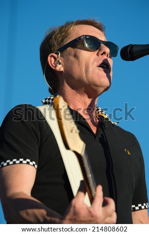 LINCOLN, CA - August 31: Dave Wakeling of The English Beat performs in support of Retro Futura Tour  w/ Tom Bailey and Howard Jones at Thunder Valley Casino in Lincoln, California on August 31, 2014
