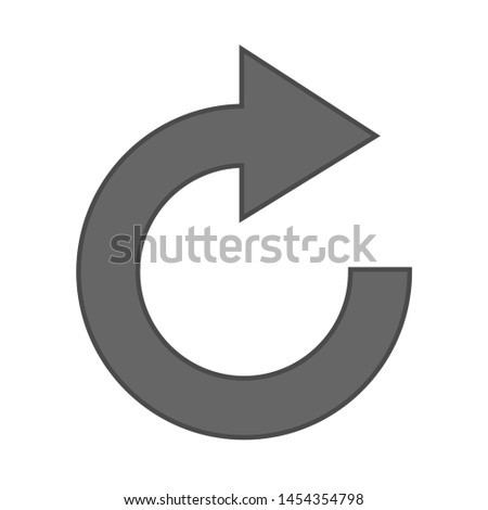 reload icon. flat illustration of reload. vector icon. reload sign symbol