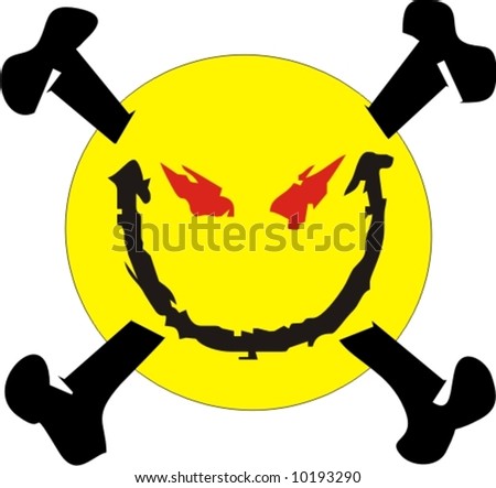 Vector Of Bad Smiley - 10193290 : Shutterstock