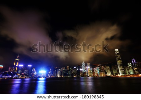 Hong Kong Bay night