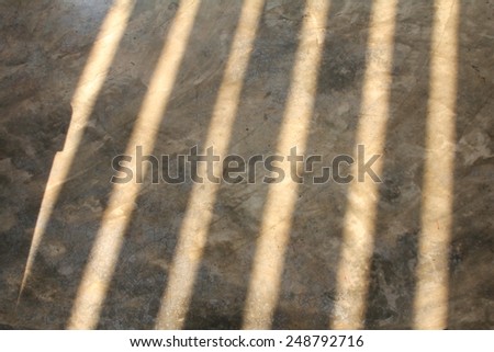 concrete surfaces with nature light