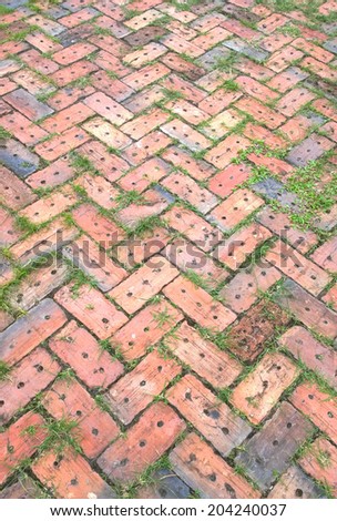 concrete bricks path walk way