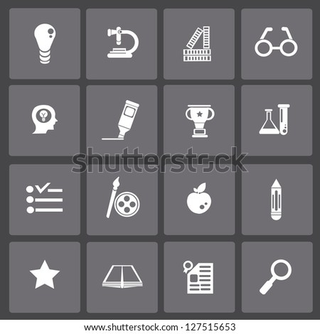 Education Icon Set,Vector - 127515653 : Shutterstock