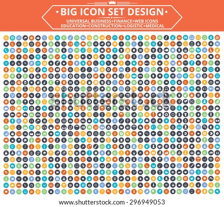 Big Icon set design,Universal,Website icon,Construction,Business,Finance,Medical icons,clean vector