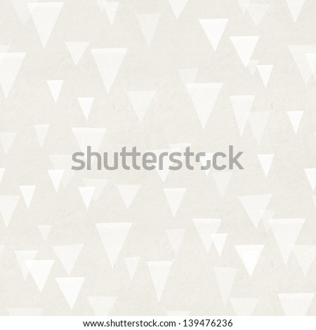 Seamless watercolor geometric pattern on paper texture. Basic shapes backgrounds collection