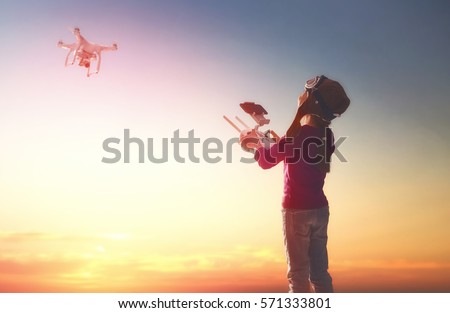 Image, Stock Photo quadrocopter Lifestyle