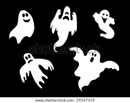 Set Of Vector Ghost Symbols - 29547559 : Shutterstock