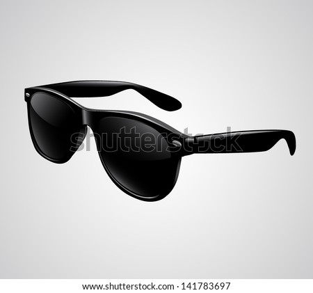 Sunglasses isolated vector illustration