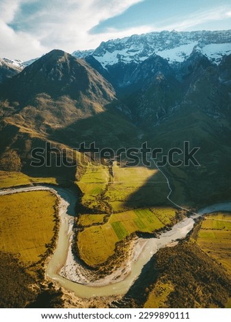 Similar – Image, Stock Photo Albania Vjosa Valley