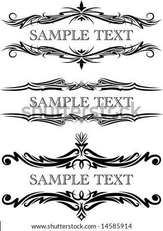 Elegant Text Frames. Stock Vector Illustration 14585914 : Shutterstock