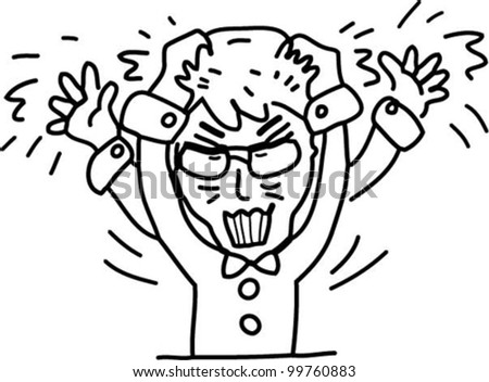 Crazy Emotion Guy Series, Vector File - 99760883 : Shutterstock