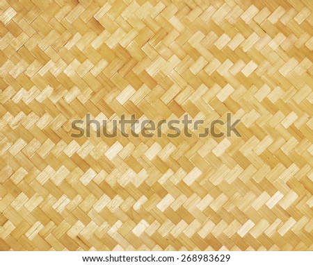 weaved bamboo craft by handmade, pattern texture background