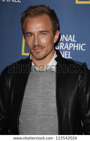 PASADENA - JAN 3: Jesse Johnson of the show \'Killing Lincoln\' is at the National Geographic Channels TCA party on January 3, 2013 at the Langham Hotel in Pasadena, California