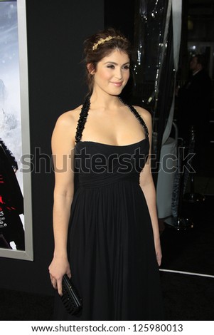 LOS ANGELES - JAN 24: Gemma Arterton at the LA premiere of Paramount Pictures\' \'Hansel And Gretel: Witch Hunters\' at Grauman\'s Chinese Theater on January 24, 2013 in Los Angeles, California