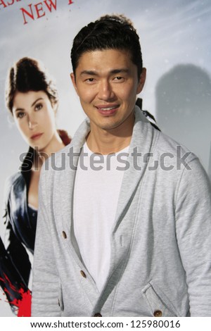LOS ANGELES - JAN 24: Rick Yune at the LA premiere of Paramount Pictures\' \'Hansel And Gretel: Witch Hunters\' at Grauman\'s Chinese Theater on January 24, 2013 in Los Angeles, California