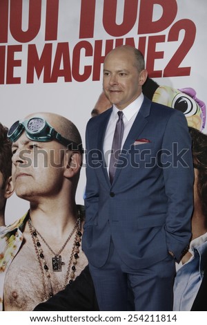 LOS ANGELES - FEB 18: Rob Corddry at the \'Hot Tub Time Machine 2\' premiere on February 18, 2014 in Los Angeles, California