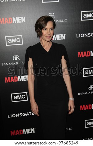 LOS ANGELES, CA - MAR 14: Embeth Davidtz at AMC\'s special screening of \'Mad Men\' season 5 held at ArcLight Cinemas Cinerama Dome on March 14, 2012 in Los Angeles, California