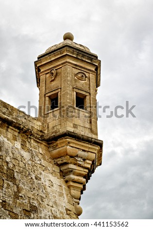 Vedette watchtower, Malta Stock fotó © 