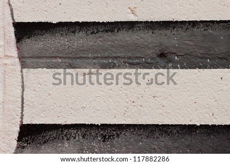 Old black and white wall background. Concrete walls.