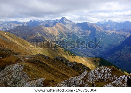 Red Mountain Peaks, Tatra Mountains, Poland