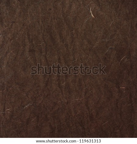 old brown crumpled rice paper texture background