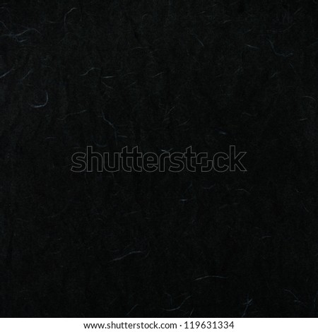 old black crumpled rice paper texture background