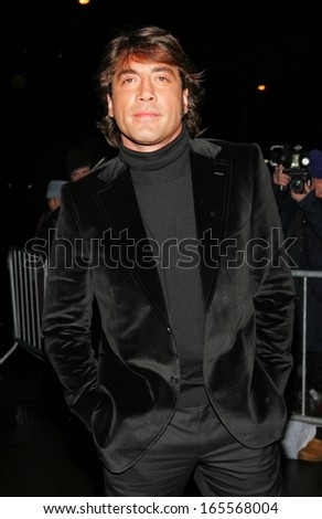 Javier Bardem at the National Board of Review of Motion Pictures annual gala, New York, NY January 11, 2005