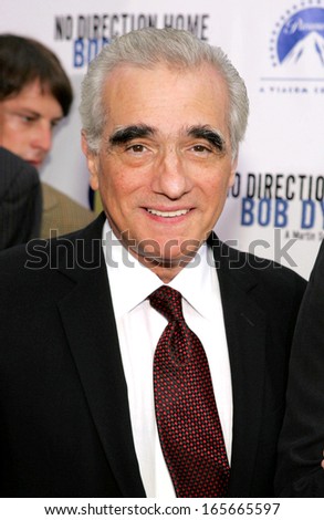 Martin Scorsese at No Direction Home Bob Dylan DVD Premiere, The Ziegfeld Theatre, New York, NY, September 19, 2005