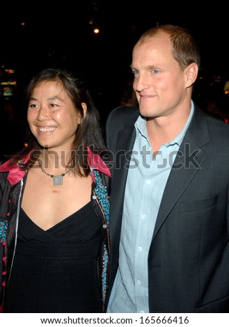 Woody Harrelson and Laura Louie at THE PRIZE WINNER OF DEFIANCE, OHIO Premiere, Loews Lincoln Square Theater, New York, NY, September 19, 2005