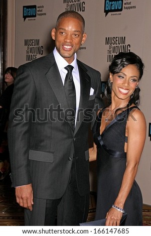 Will Smith, Jada Pinkett Smith at Museum of the Moving Image Salute to Will Smith, Waldorf-Astoria Hotel, New York, NY, December 03, 2006