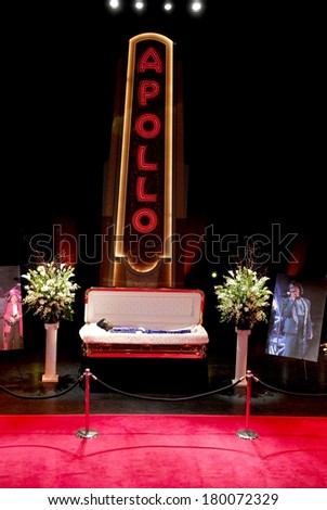 James Brown inside for Godfather of Soul James Brown Harlem Memorial Viewing, Apollo Theater, New York, NY, December 28, 2006
