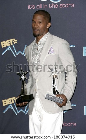 Jamie Foxx in the press room for 2006 BET AWARDS Show - PRESS ROOM, The Shrine Auditorium, Los Angeles, CA, June 27, 2006