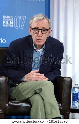 Woody Allen at the press conference for CASSANDRA\'S DREAM Press Conference at the 32nd Annual Toronto International Film Festival, Sutton Place Hotel, Toronto September 12, 2007