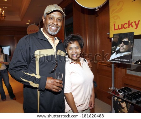 James Pickens, Jr, Chandra Wilson inside for LUCKY Club Gift Lounge for the 2007-2008 TV Network Upfronts Previews, The Ritz Carlton Hotel, New York, May 14, 2007