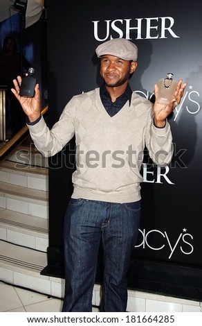 Usher at in-store appearance for USHER for Men and for Women Fragrances Launch, Macy\'s Herald Square Department Store, New York, NY, September 27, 2007