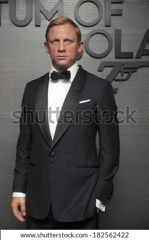 Wax figure of Daniel Craig at Madame Tussauds Unveils Wax Figure of Daniel Craig as James Bond, Madame Tussauds New York, New York, November 13, 2008