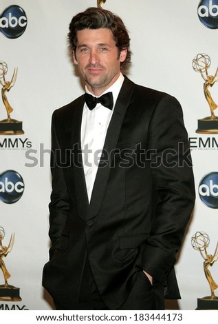 Patrick Dempsey in the press room for 60th Annual Primetime Emmy Awards - PRESS ROOM, Nokia Theatre, Los Angeles, CA, September 21, 2008