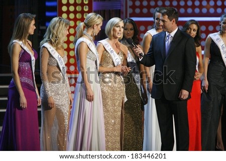 Melissa Chaty, Miss California, inside for 2008 Miss America Live! Beauty Pageant, Planet Hollywood Resort and Casino, Las Vegas, NV, January 26, 2008 Photo by James Atoa/Everett Collection